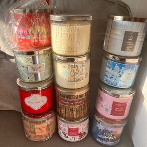 Bath and Body Works 3-Wick Candle Bundle